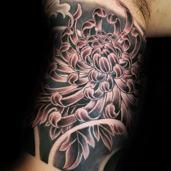 100 Chrysanthemum Tattoo Designs For Men Flower Ink Ideas