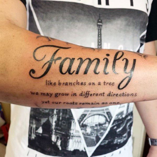 100 Family Tattoos For Men 2023 Inspiration Guide