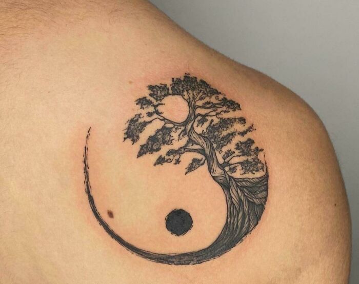 100 Majestic Tree Tattoos To Celebrate The Wonders Of Nature Bored Panda