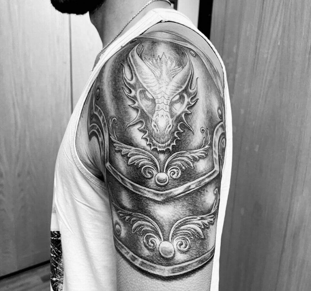 101 Best Armor Shoulder Tattoo Ideas That Will Blow Your Mind