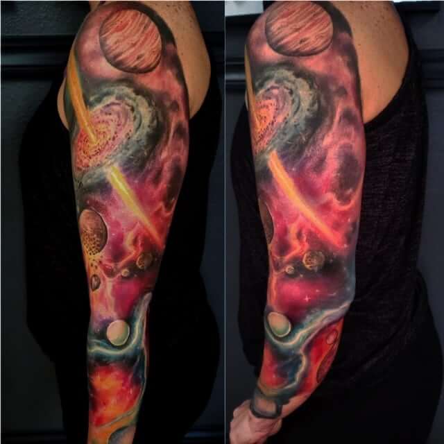 101 Best Galaxy Tattoo Sleeve Ideas That Will Blow Your Mind