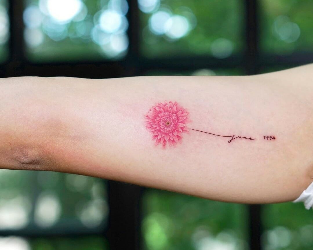 12 Gerbera Daisy Tattoo Ideas To Inspire You