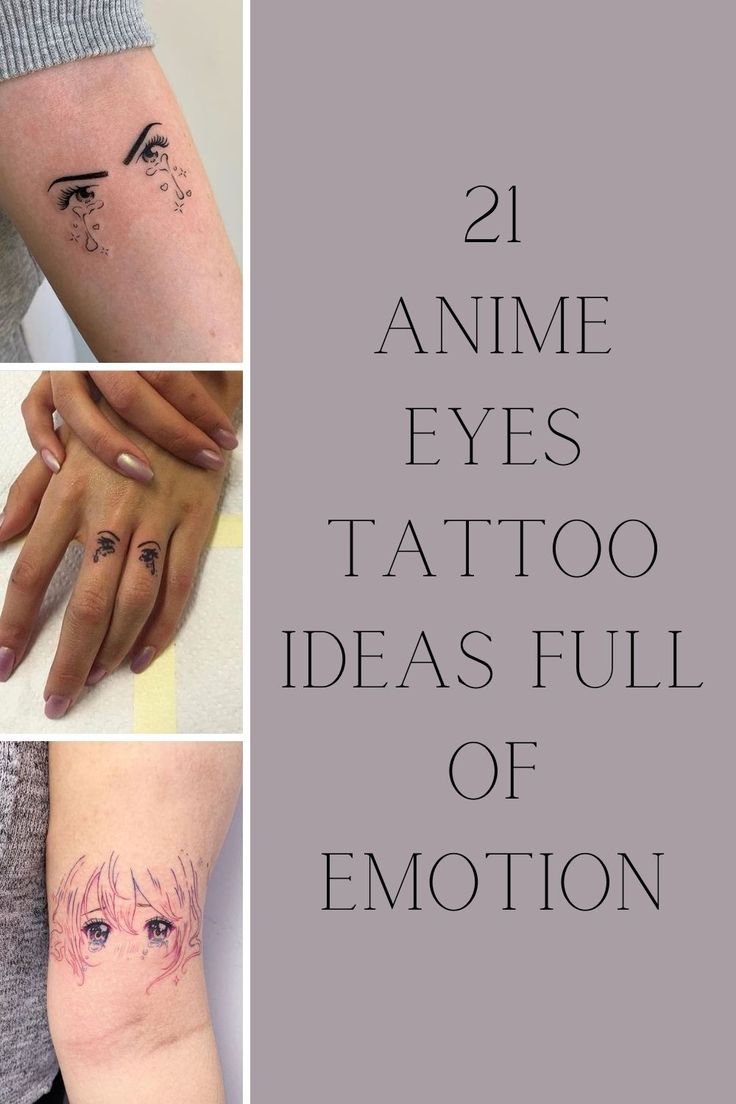 21 Anime Eyes Tattoo Ideas Full Of Emotion Tattooglee In 2021 Eye