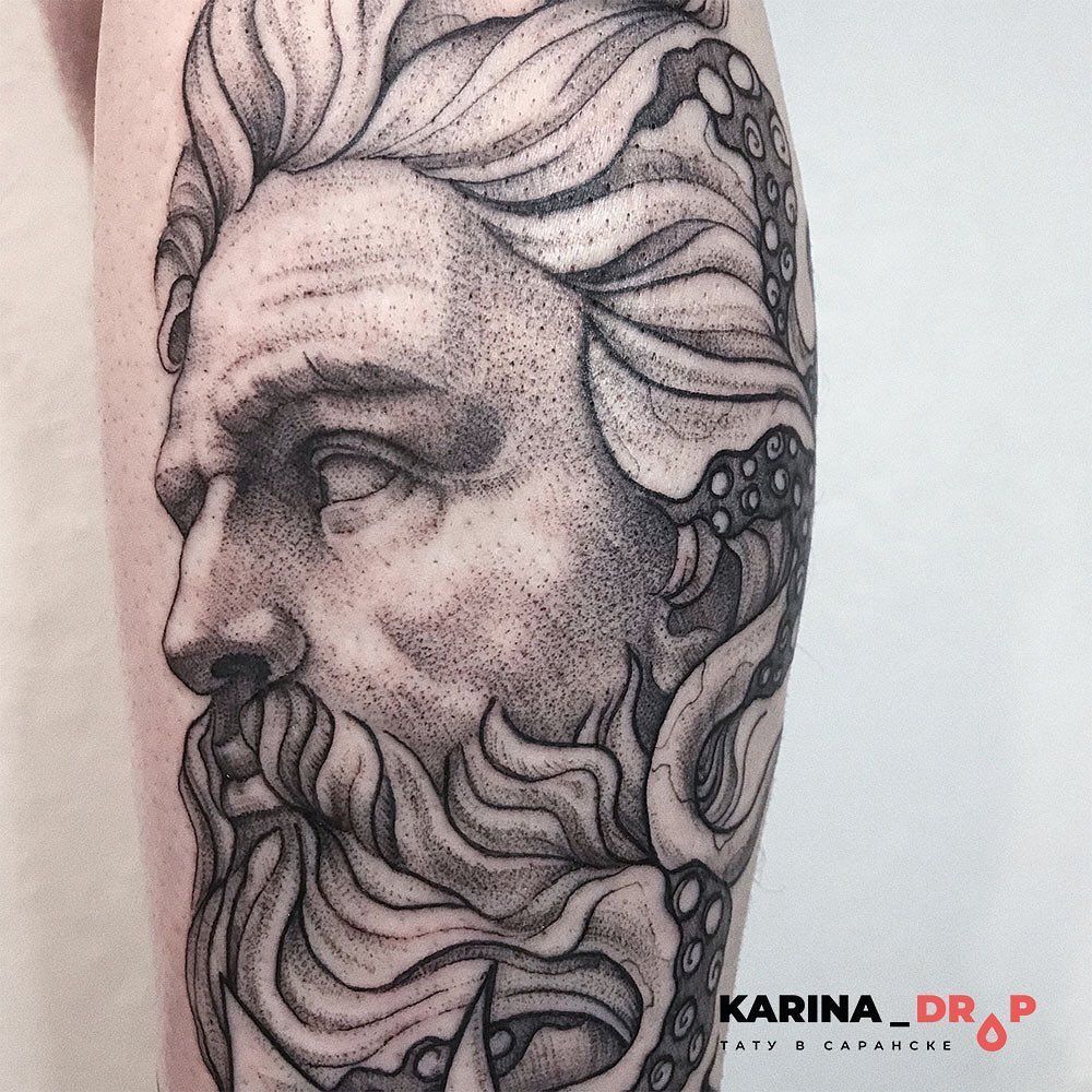 210 Amazing Poseidon Tattoo Designs With Meanings 2023 Greek Gods Ink