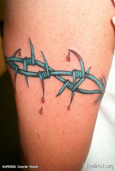 26 Addicted Barb Wire Tattoo Ideas Slodive Name Tattoos On Arm