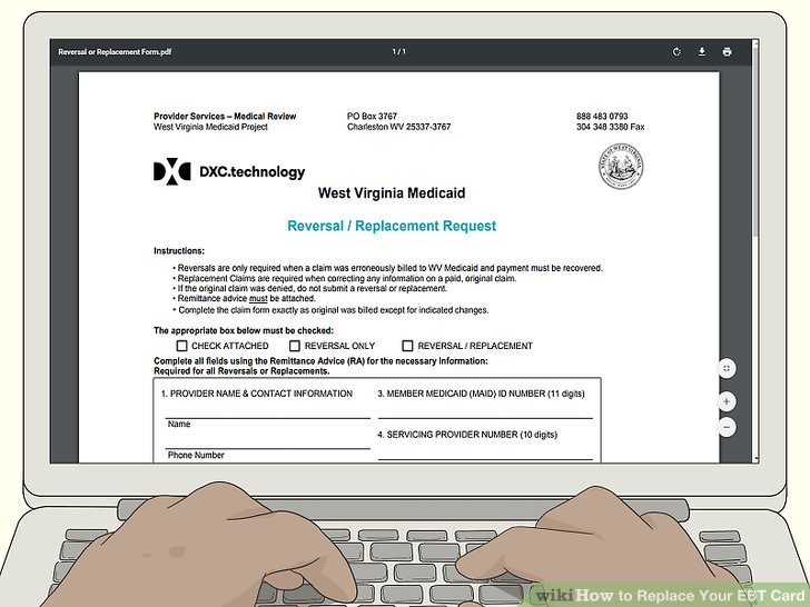 3 Ways To Replace Your Ebt Card Wikihow