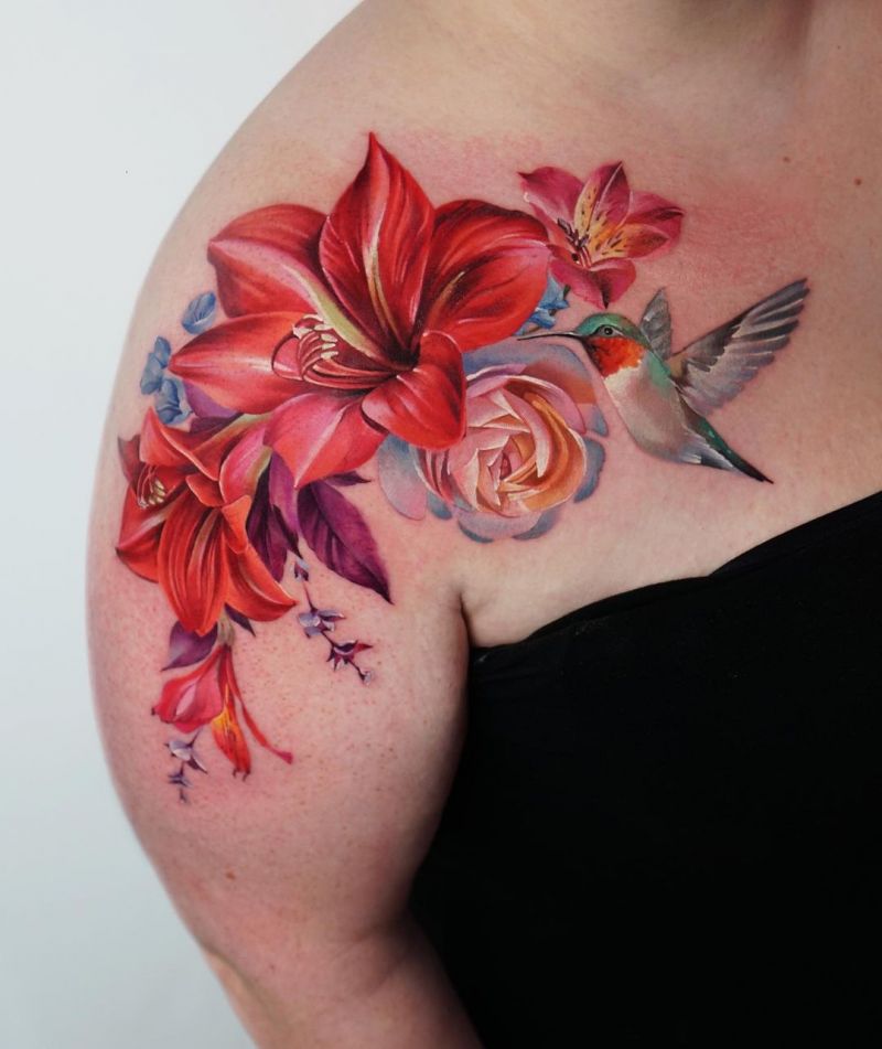 30 Pretty Amaryllis Tattoos You Will Love Style Vp Page 3