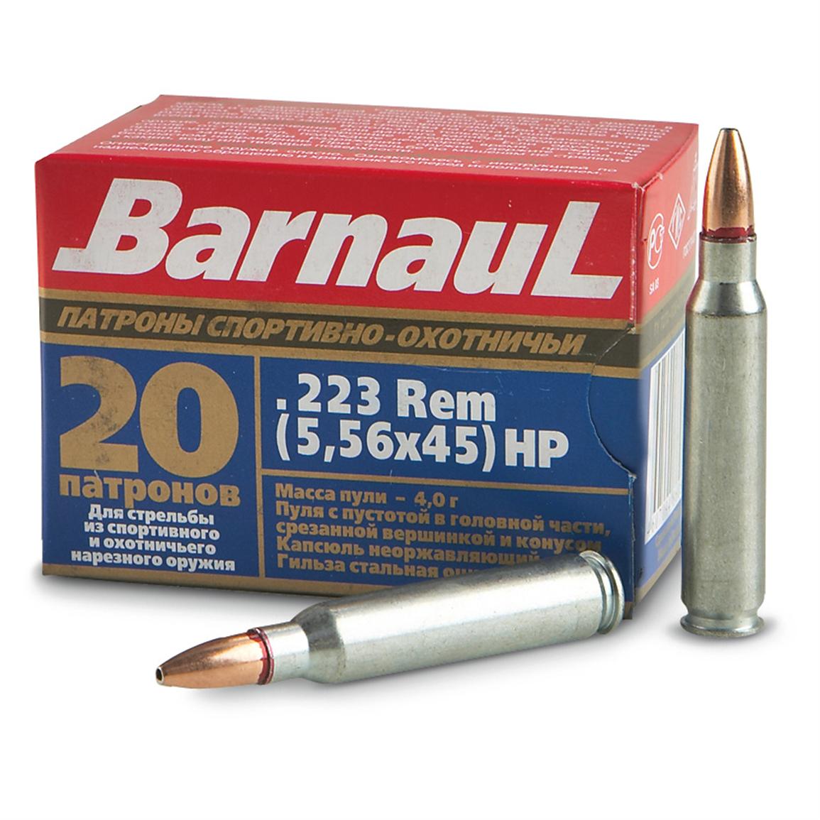 500 Rds 62 Gr 223 Barnaul Hp Ammo 141855 223 Remington Ammo At