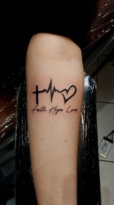 55 Trendy Faith Hope Love Tattoos You Must See Tattoo Me Now