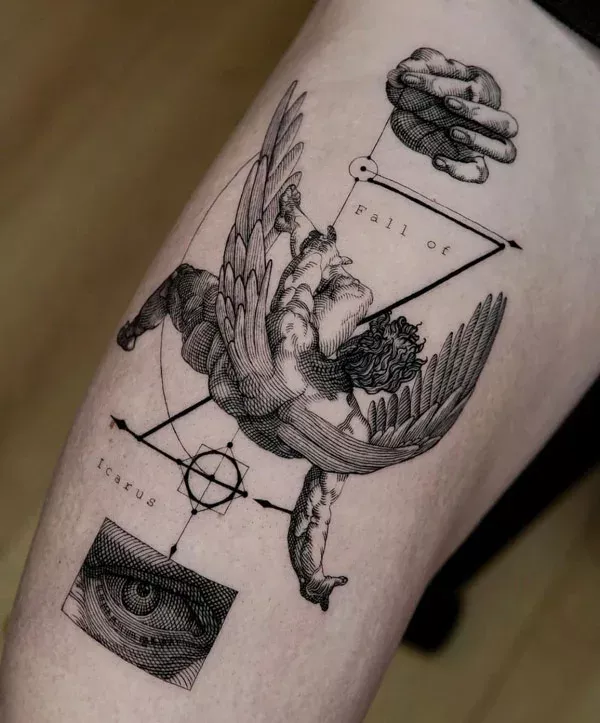 73 Timeless Icarus Tattoo Designs To Get In 2024