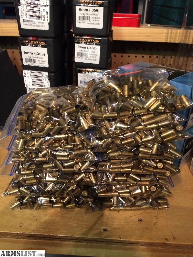 9Mm Luger Top Brass Reloading Supplies