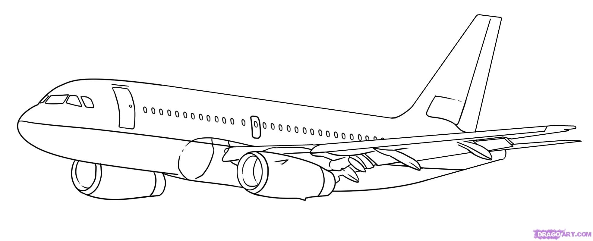 Aeroplane Drawing For Kids Free Download On Clipartmag