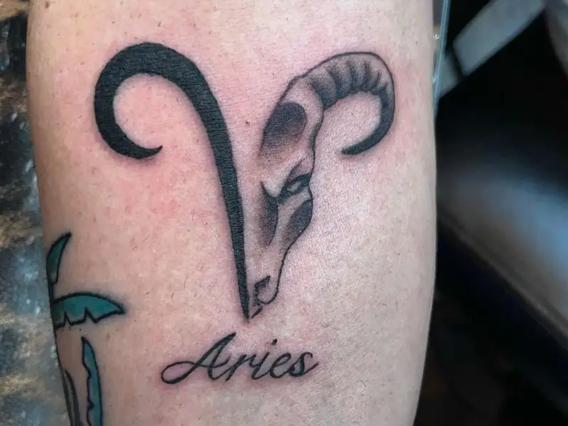 Aries Symbol Tattoo