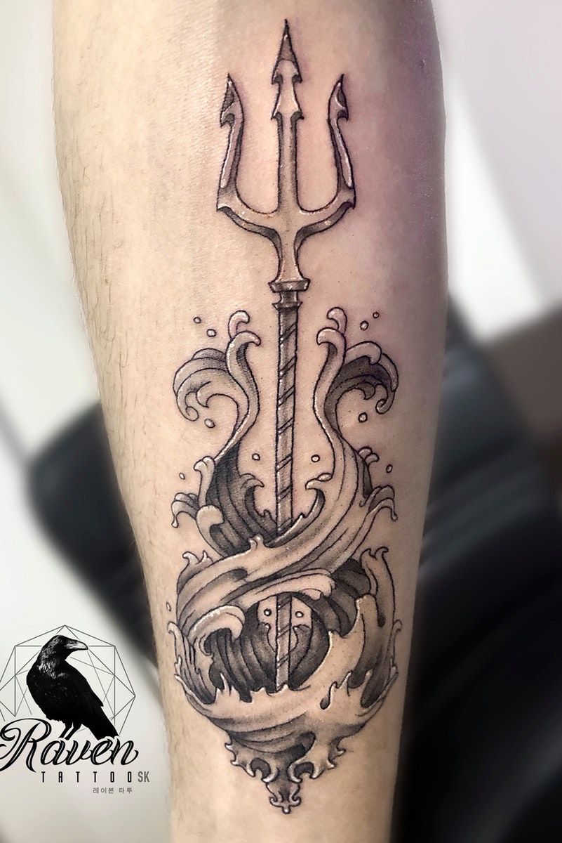 Beautiful Poseidon Trident Tattoo Apr 22Nd 2020 1355075 Trident