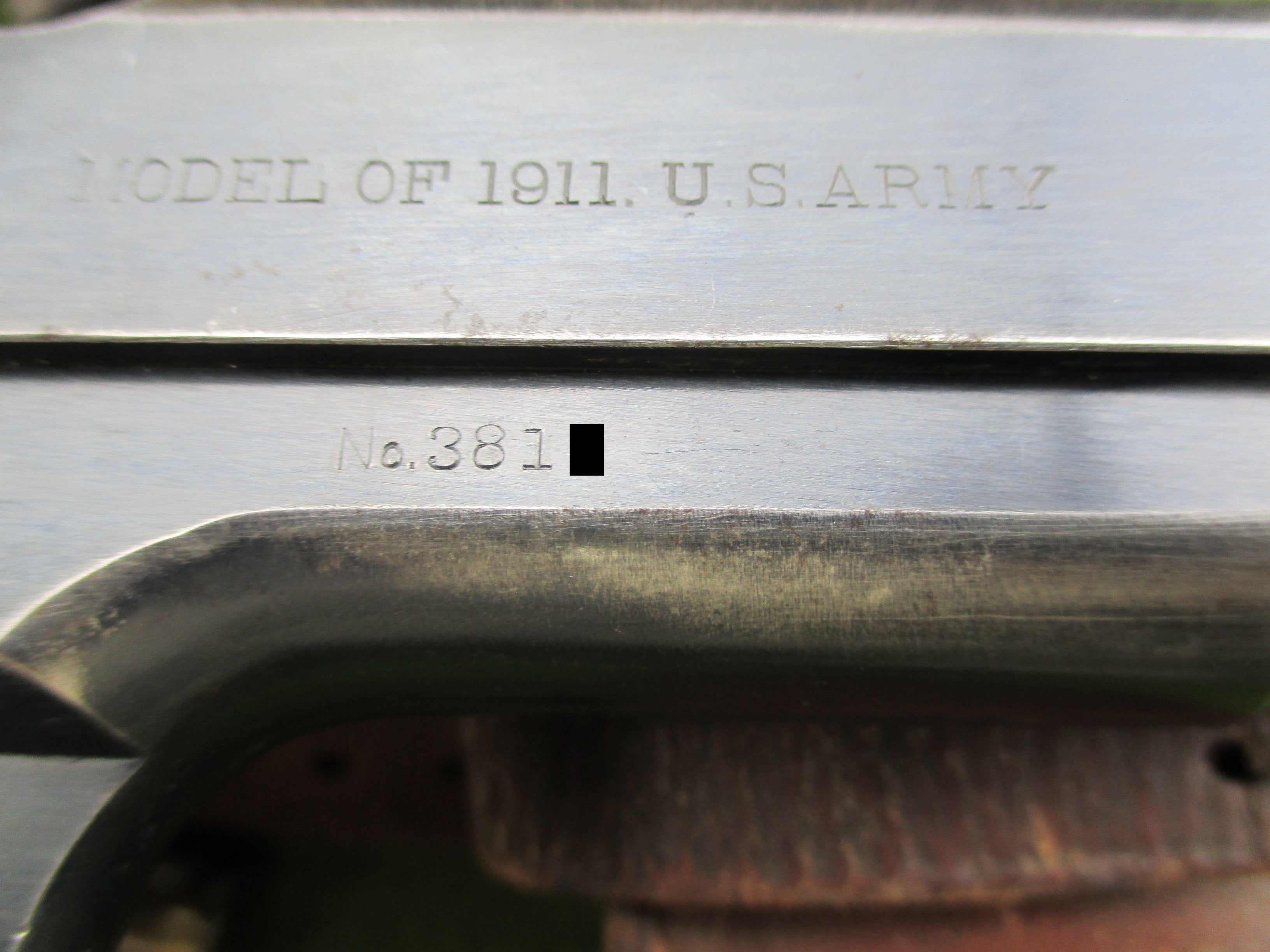 Colt 1911 Serial Number 4