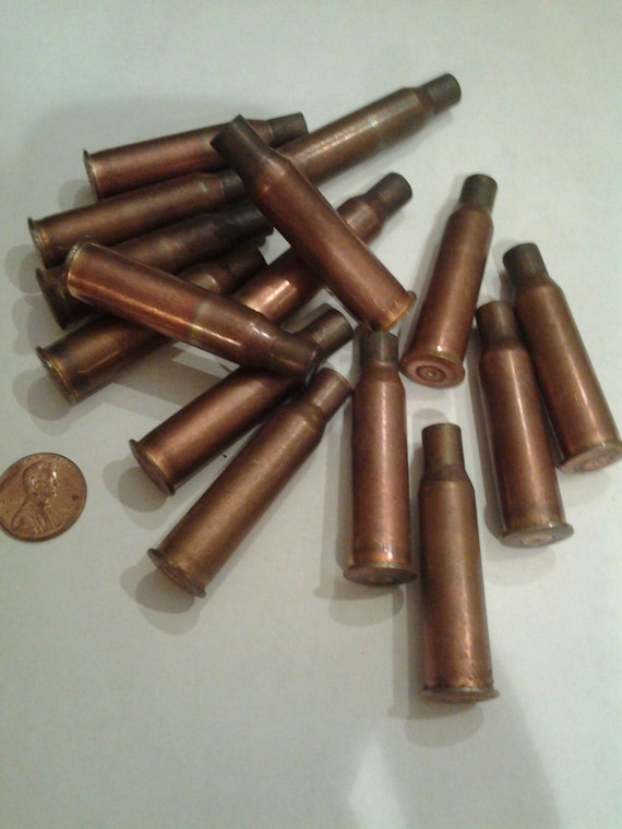 Copper Russian 7 62X54r Bullet Casings Cleaned Individually Etsy