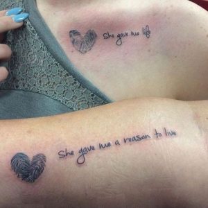 Cute Mother Daughter Affectionate Tattoos Mother Daughter Tattoos Mother Tattoos Momcanvas