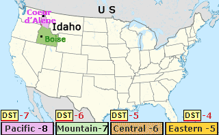 Daylight Savings Time Idaho Boise Usa Dst Time Zone Time Change 2025