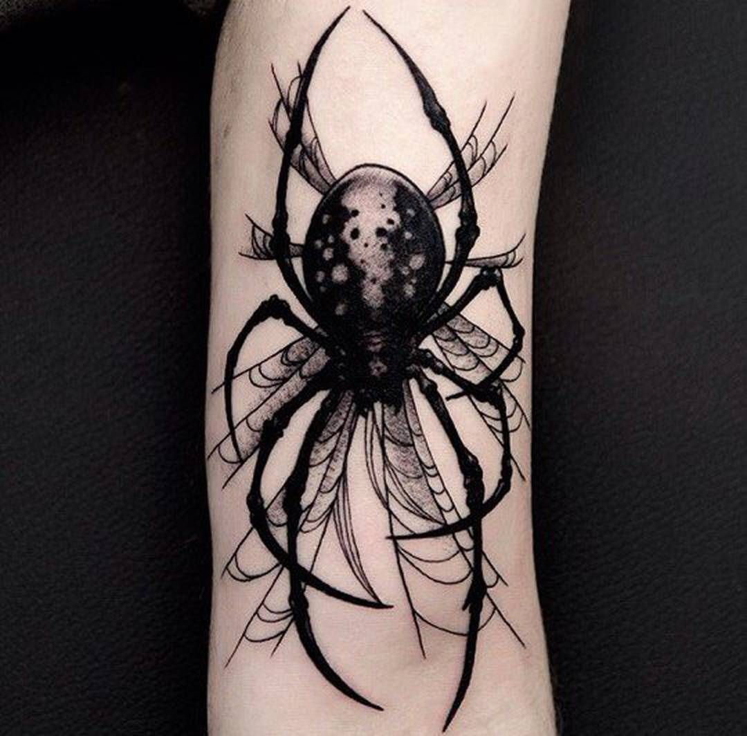 Demon Spider New School Tattoo By Illsynapse Best Tattoo Ideas Gallery