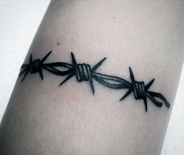 Details More Than 77 Barbed Wire Tattoo Stencil In Cdgdbentre