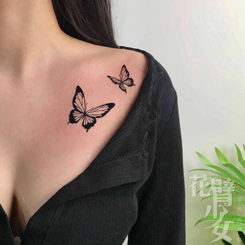 Discover 83 Butterfly Chest Tattoos For Women Super Hot In Eteachers