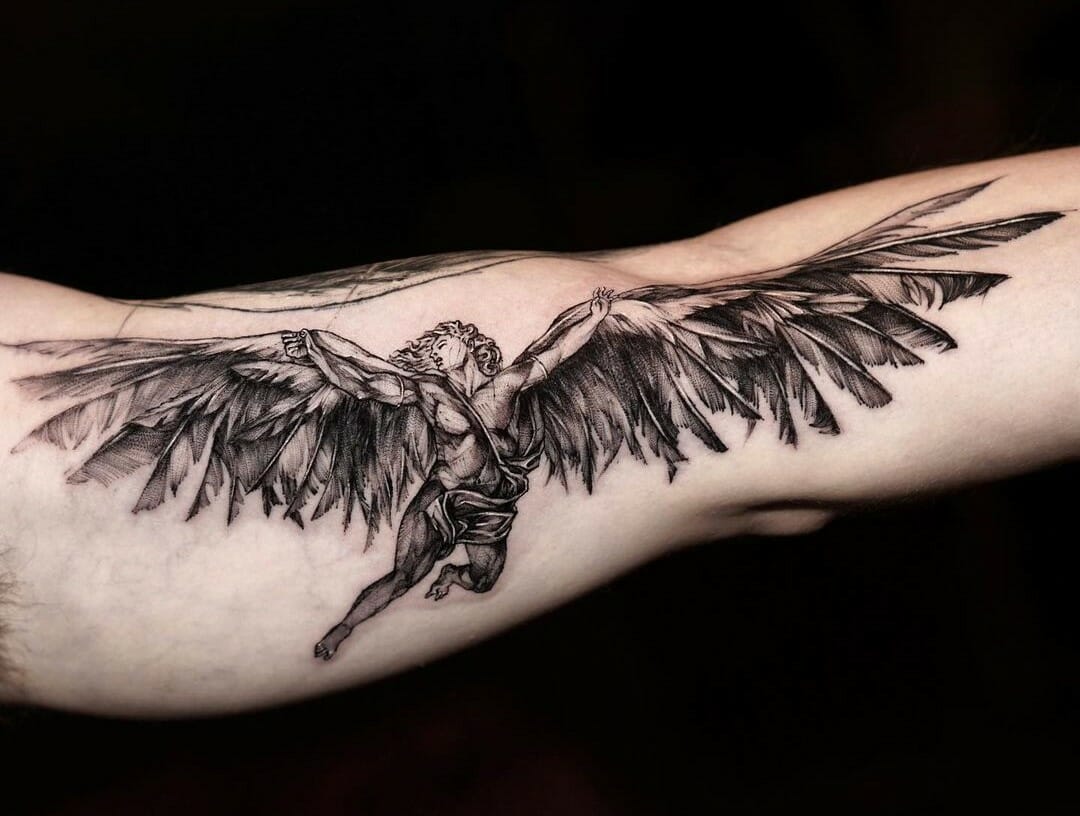 Discover More Than 69 Fall Of Icarus Tattoo In Cdgdbentre