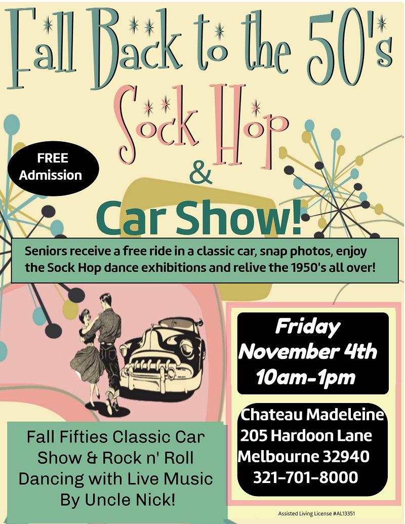 Fall Back To The 50 Amp 39 S Sock Hop Amp Car Show One Senior Place