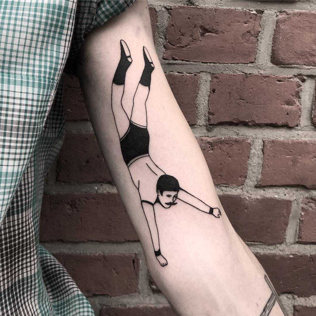 Falling Man Tattoo Best Tattoo Ideas Gallery