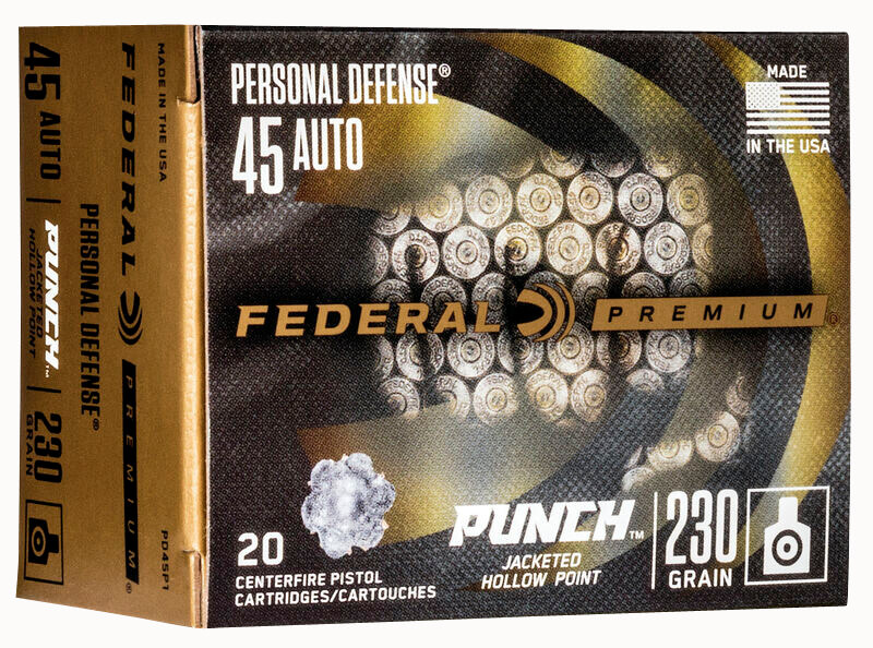 Federal Premium Personal Defense Punch 22Lr Ammo 29 Grain Plated Flat