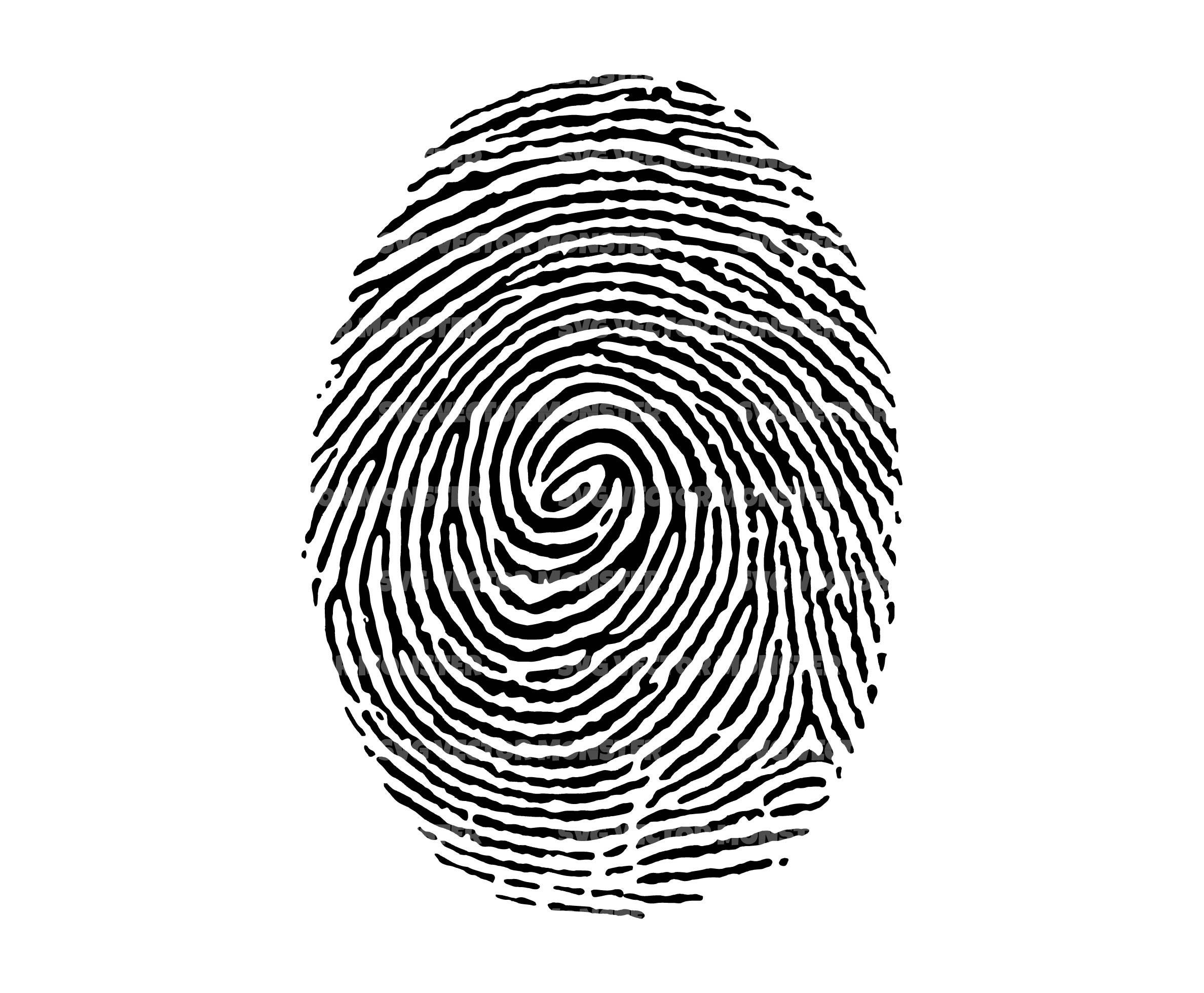 Finger Print Svg Fingerprint Svg Thumbprint Svg Thumb Print Svg Scanner Biometric Vector