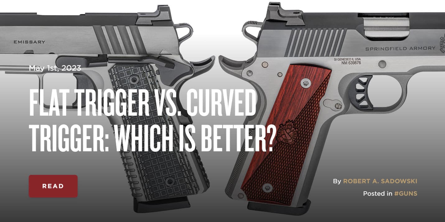 Flat Trigger Vs Curved Trigger Which Is Better The Armory Life