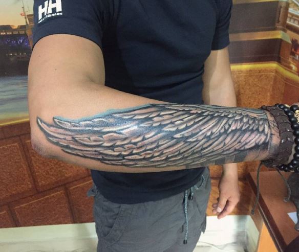 Forearm Wing Tattoo Designs Ideas And Meaning Tattoos For You