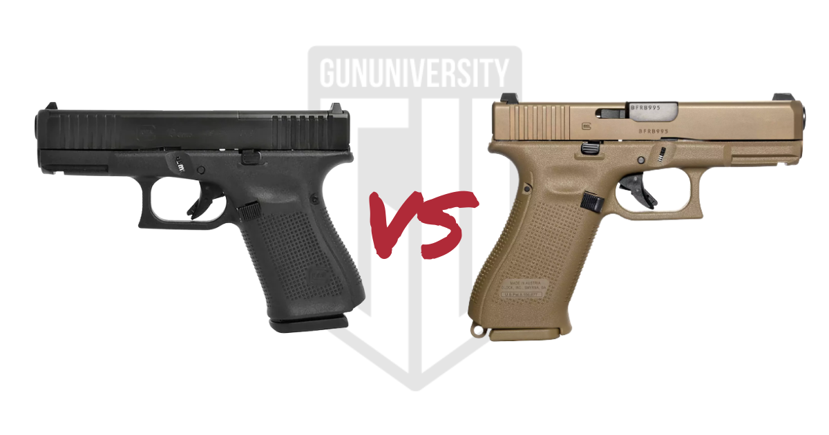 Glock 45 Vs Glock 19X Youtube