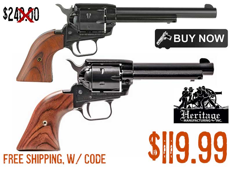 Heritage Rough Rider 22 Single Action Revolvers