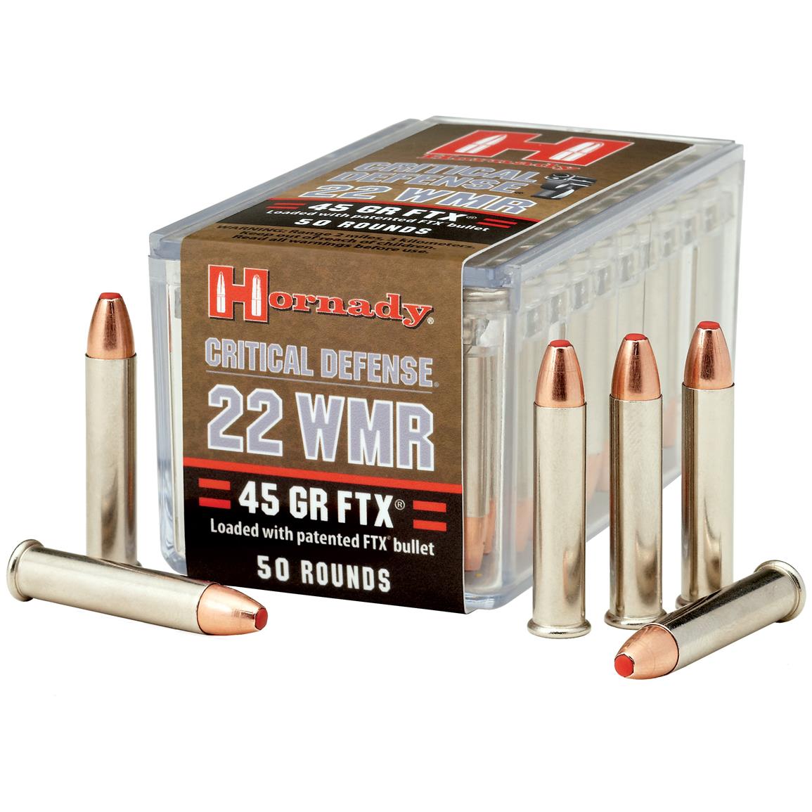 Hornady Critical Defense 22 Winchester Mag Rimfire Wmr Ammo 45 Grain