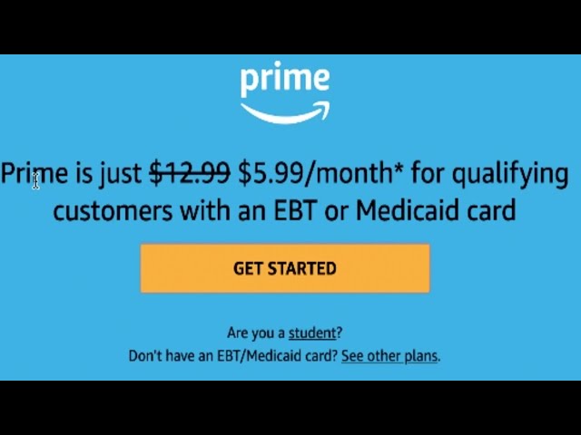 How To Sign Up For Amazon Prime Ebt Discount Food Stamps Ebt