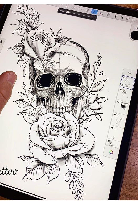 Image Result For Beautiful Skull Tattoos For Women All Kinds Of