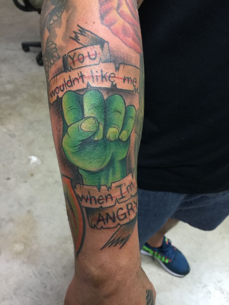 Incredible Hulk Tattoo Incredible Hulk Tattoo Incredible Tattoos