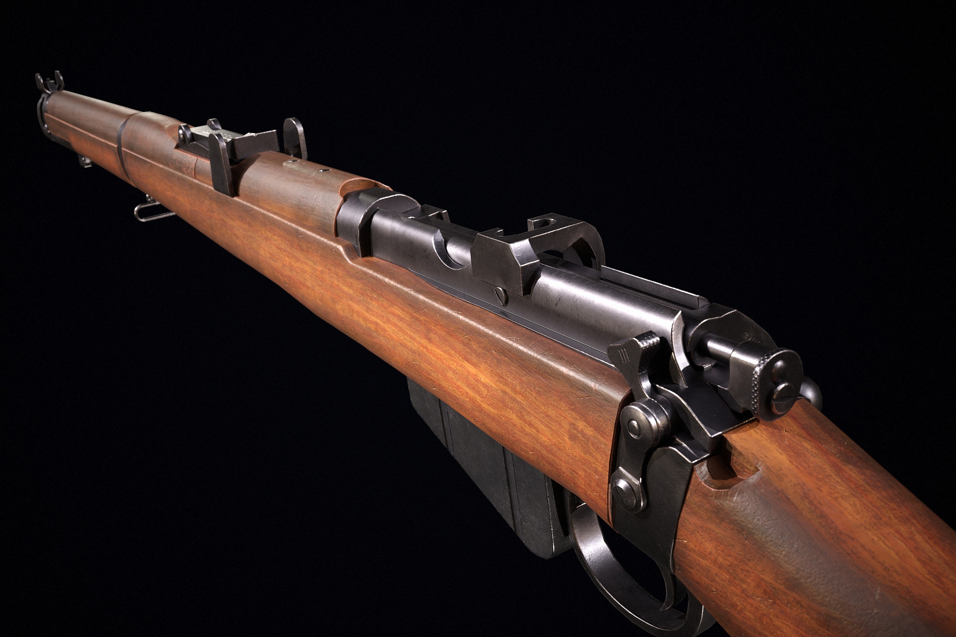 Lee Enfield Smle Mkiii Finished Projects Blender Artists Community