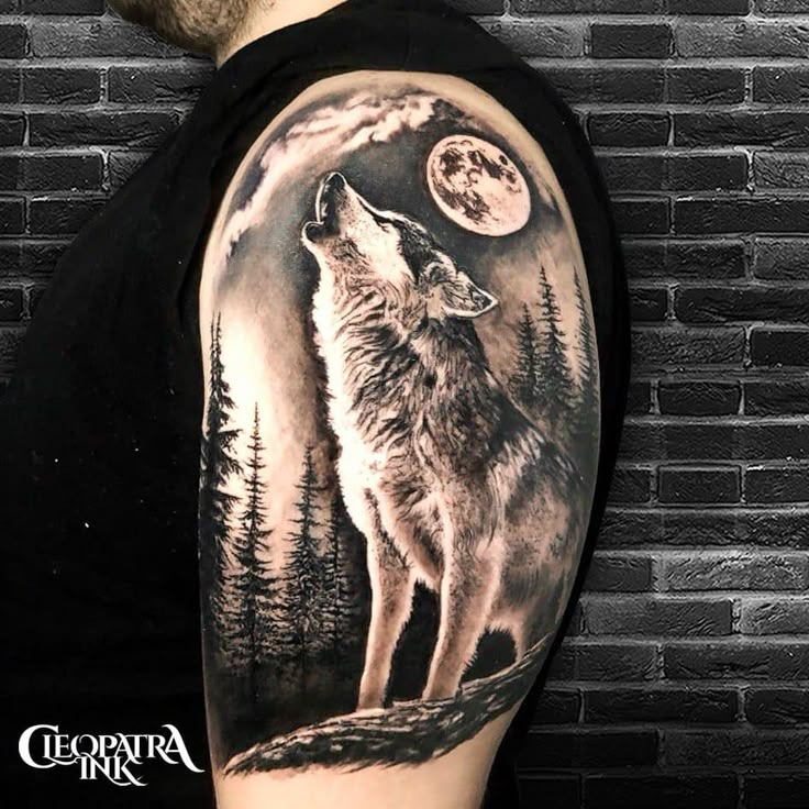 Lone Wolf Tattoo Ideas Rightex