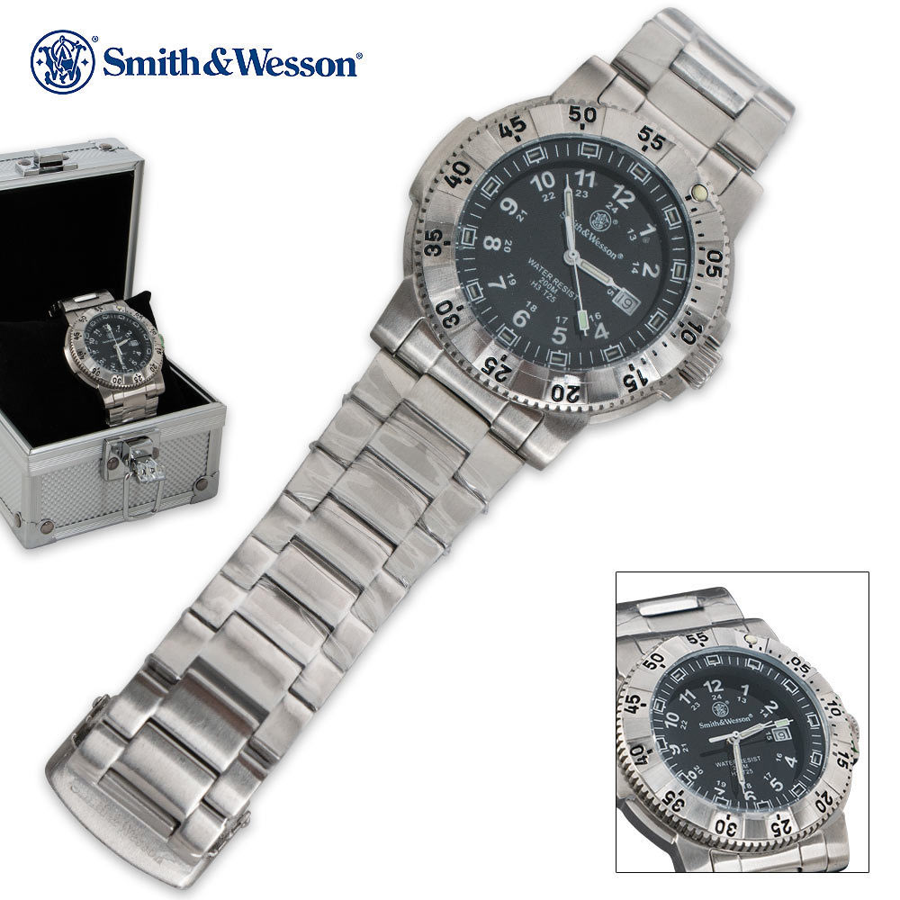 Men S Smith Wesson Swiss Tritium Watch 202279 Watches At