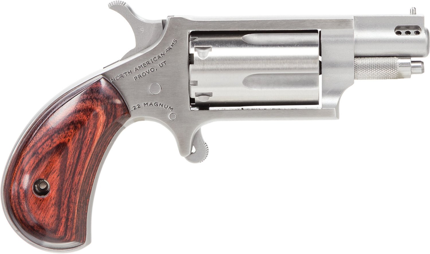 North American Arms 22 Magnum 22 Wmr Ported Revolver Academy