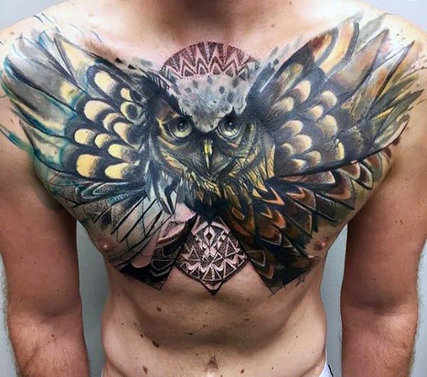 Owl Tattoo Design On Chest Tattoo Designs Tattoo Pictures