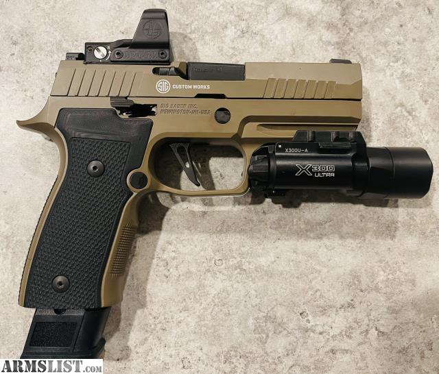 Pistolet Sig Sauer P320 9X19 Axg Scorpion Dayer Armes