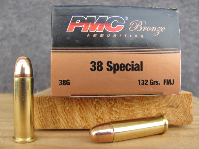 Pmc Bronze 38 Special Fmj 132 Grain 50 Rounds 51645 38 Special Ammo At Sportsman Amp 39 S Guide