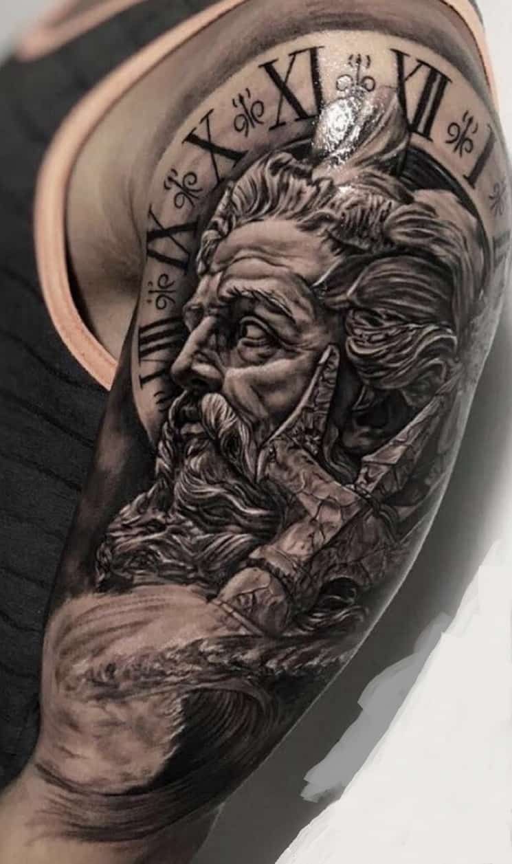 Poseidon Tattoos Meanings Tattoo Designs Ideas