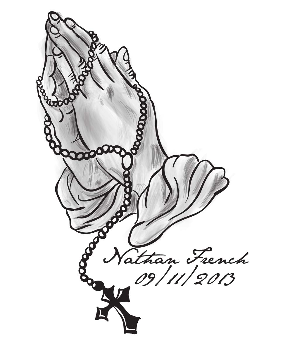 Praying Hands Praying Hands Tattoo Praying Hands With Rosary Hand