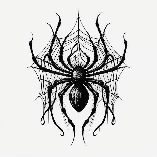 Premium Photo Spider For Tattoo