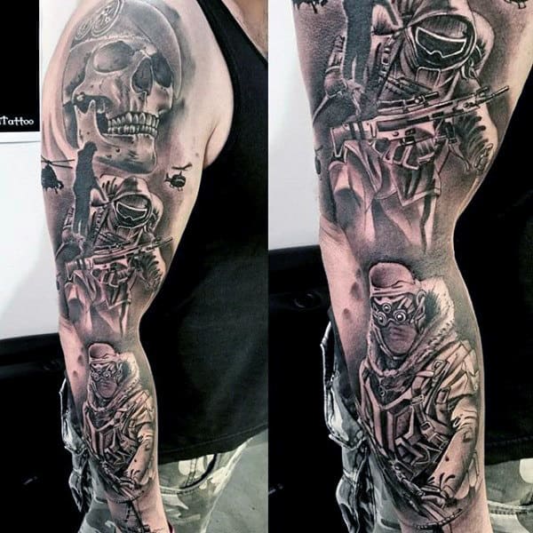 Sleeve Tattoo Army