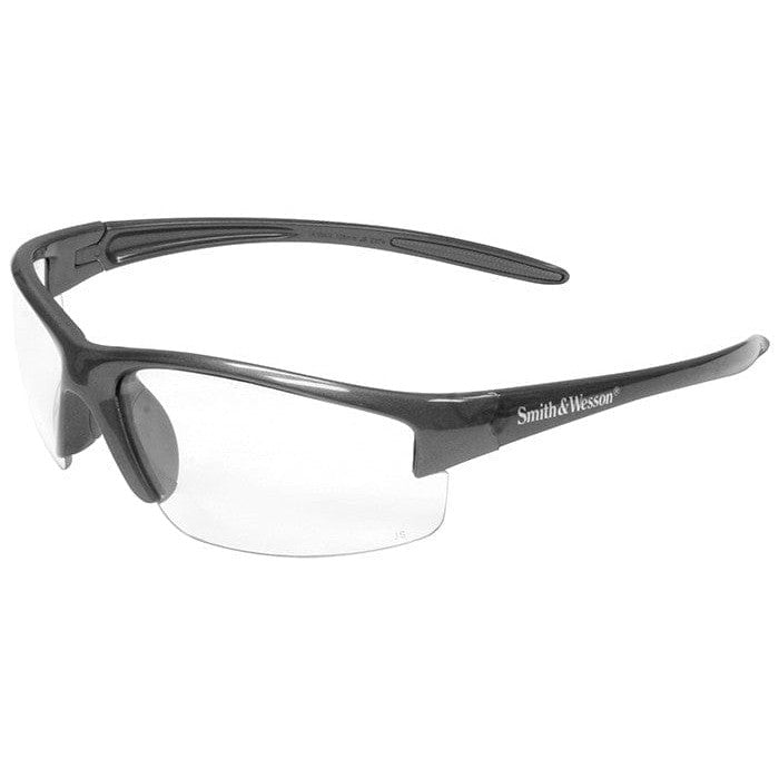 Smith And Wesson Safety Glasses With Gun Metal Frame And Anti Fog Clear